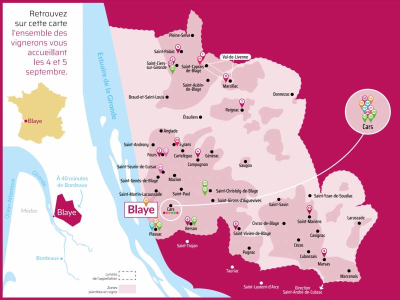 Portes Ouvertes en Blaye Côtes de Bordeaux