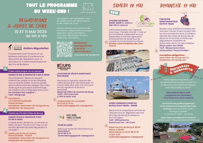 Tous Ô Chais - Portes Ouvertes en Côtes de Bourg