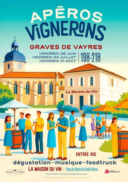 Apéros vignerons à La Maison du Vin de Graves de Vayres