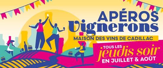 Apéro vignerons à La Maison des Vins de Cadillac : tous les jeudis de juillet et août