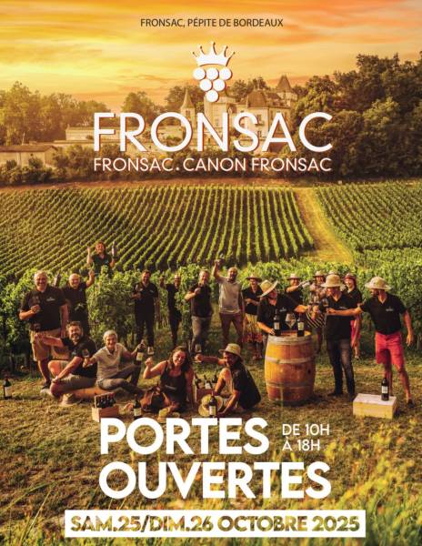 PORTES OUVERTES à Fronsac et Canon-Fronsac