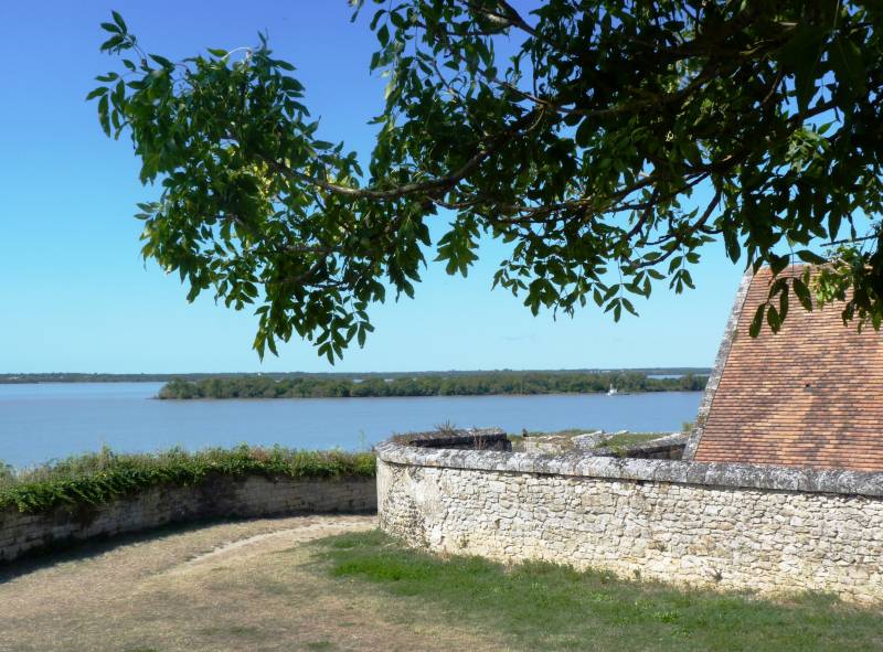 Circuit sur mesure dans le Blayais - L'île Nouvelle depuis la Citadelle de Blaye
