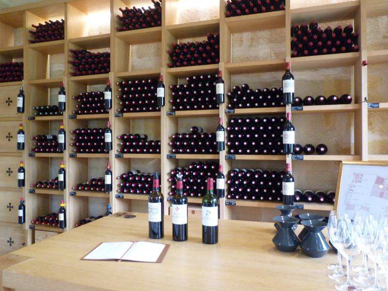 Château Beauregard - la salle de dégustation