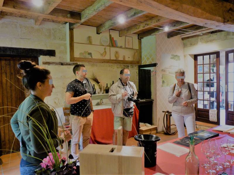 Dégustation à Saint Emilion (Château Coutet) l'après-midi