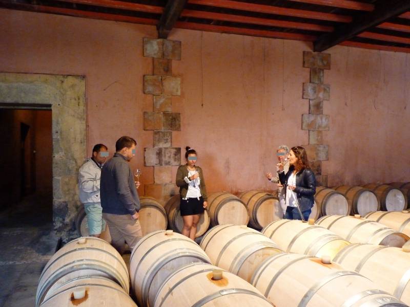 Visite dans le Sauternais (château de Myrat) avant le déjeuner